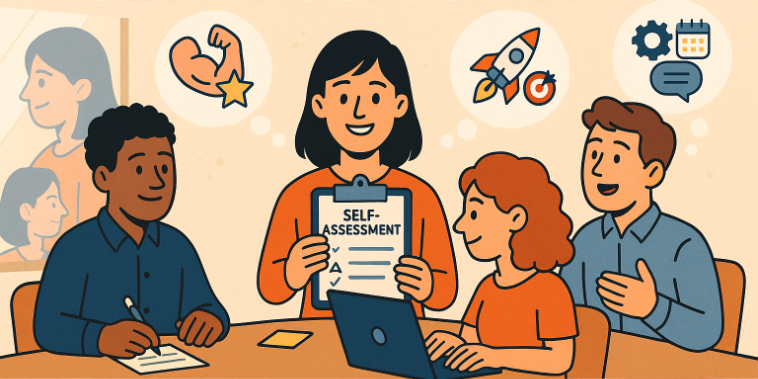 Self-Assessment with Moderation